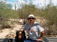 dave ready to hike at sabino